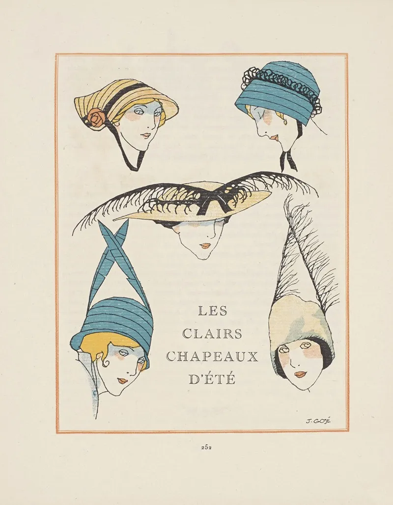 Gazette Du Bon Ton Les Clairs Chapeaux Dete