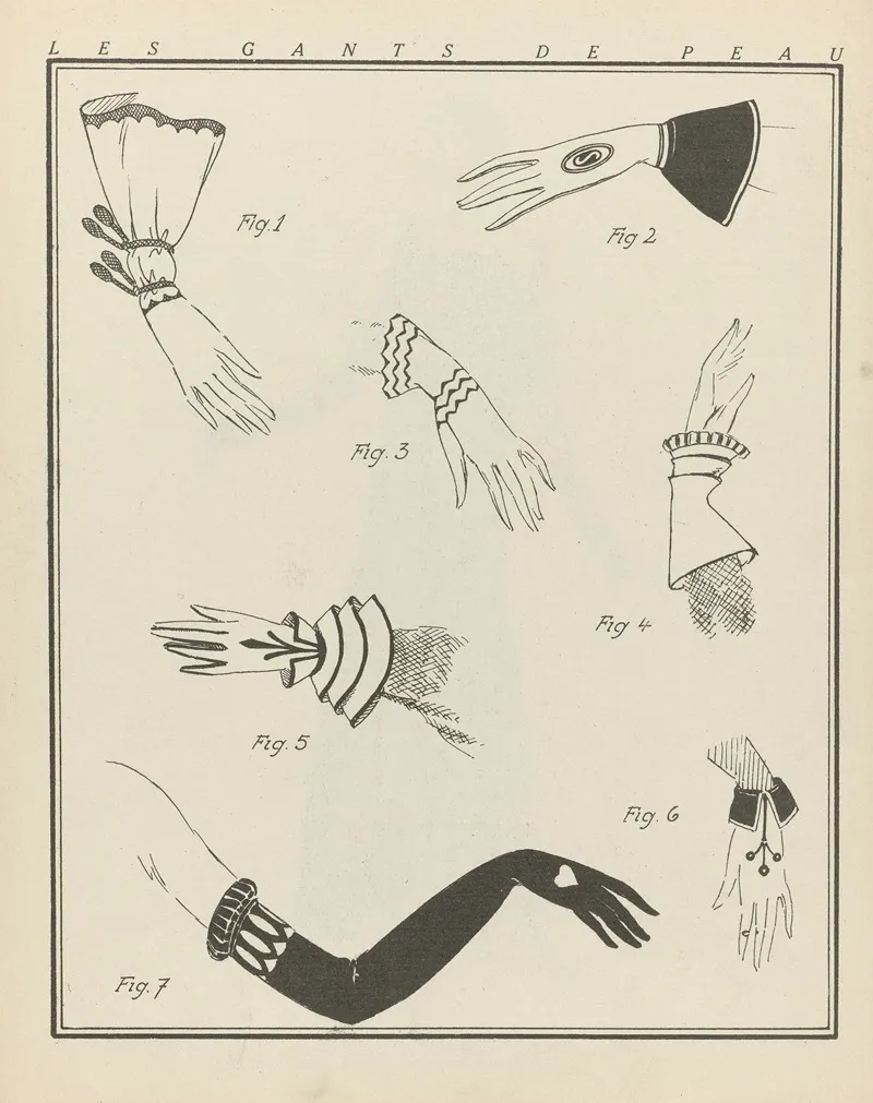 Gazette Du Bon Ton Les Gants De Peau