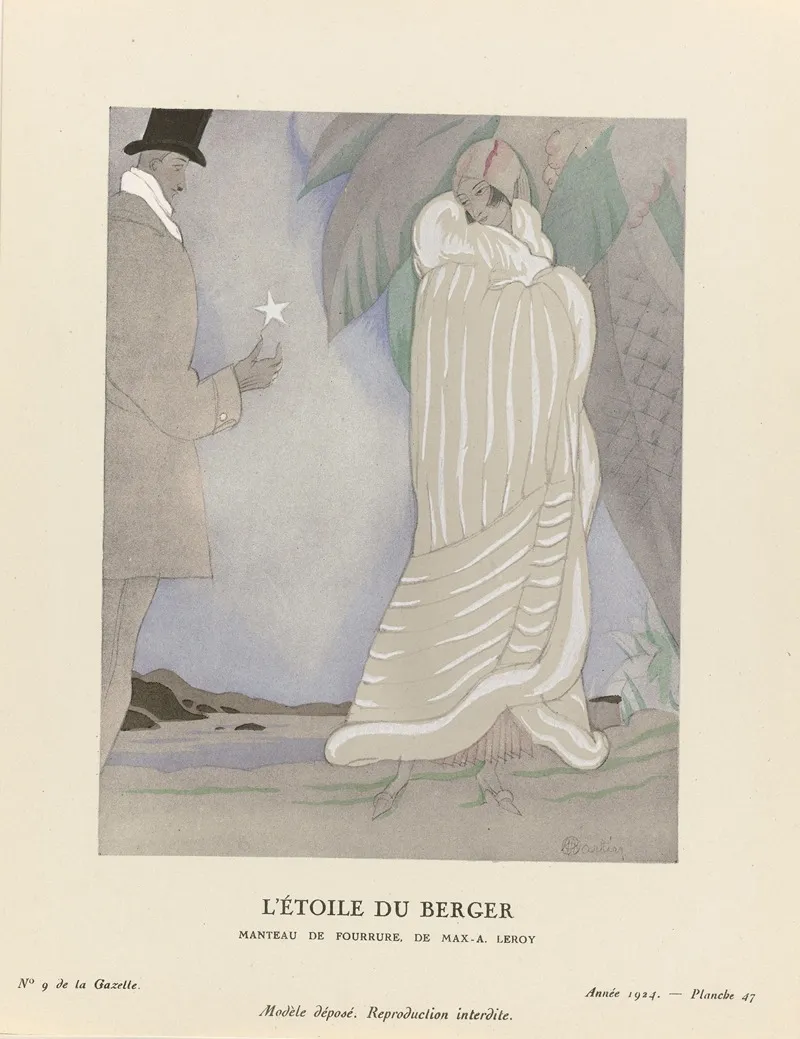 Gazette Du Bon Ton Letoile Du Berger Manteau De Fourrure De Max A Leroy