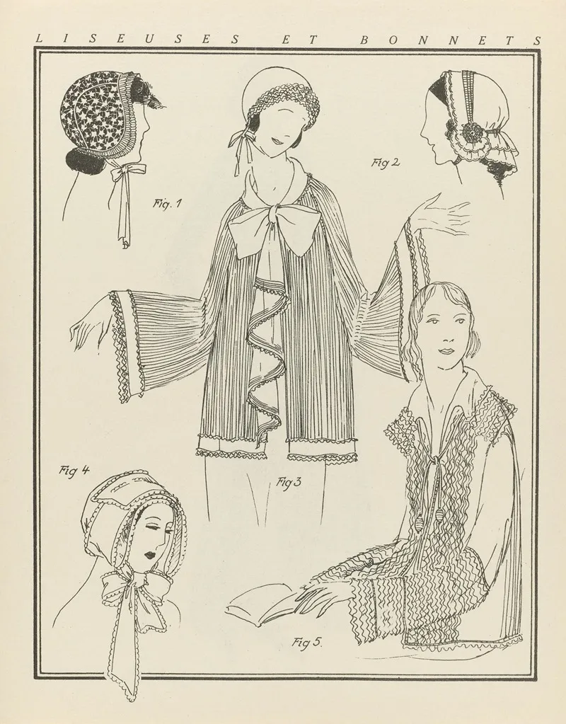 Gazette Du Bon Ton Liseuses Et Bonnets