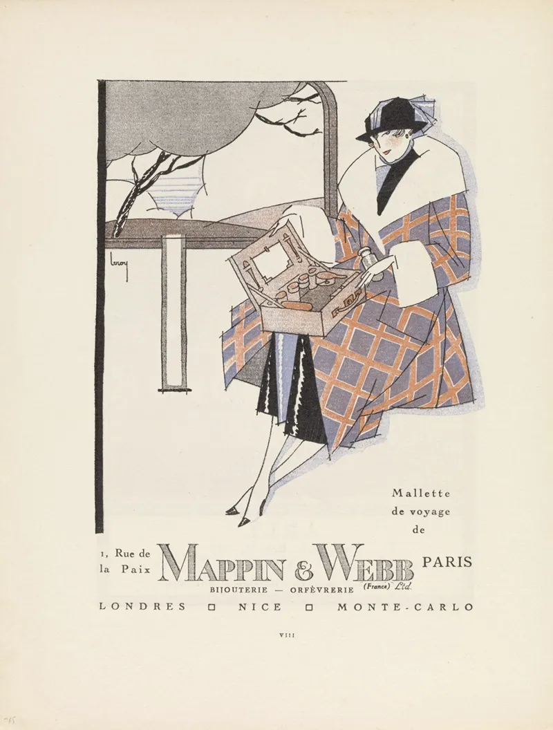 Gazette Du Bon Ton Mappin Webb 3 Wall Art by Maurice Leroy - High-Resolution Digital Print