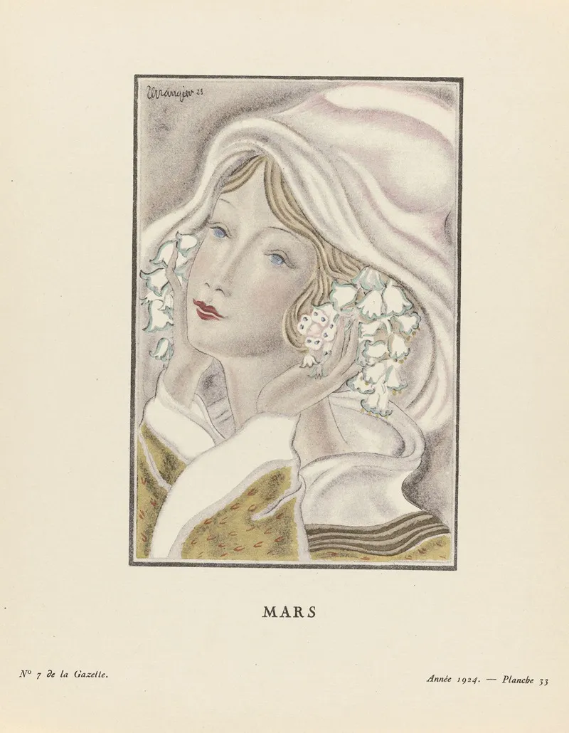 Gazette Du Bon Ton Mars Wall Art by Grangier - High-Resolution Digital Print