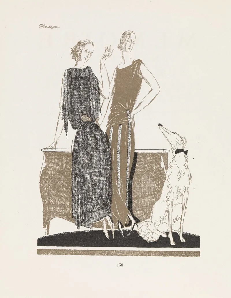 Gazette Du Bon Ton No 8 Wall Art by Pierre Morgue - High-Resolution Digital Print