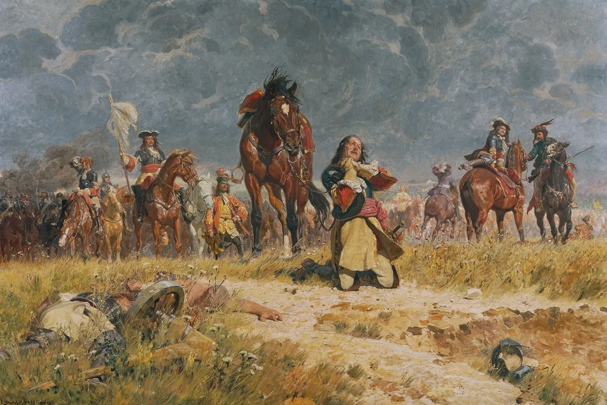 Gebet Vor Der Schlacht Wall Art by Ludwig Koch - High-Resolution Digital Print