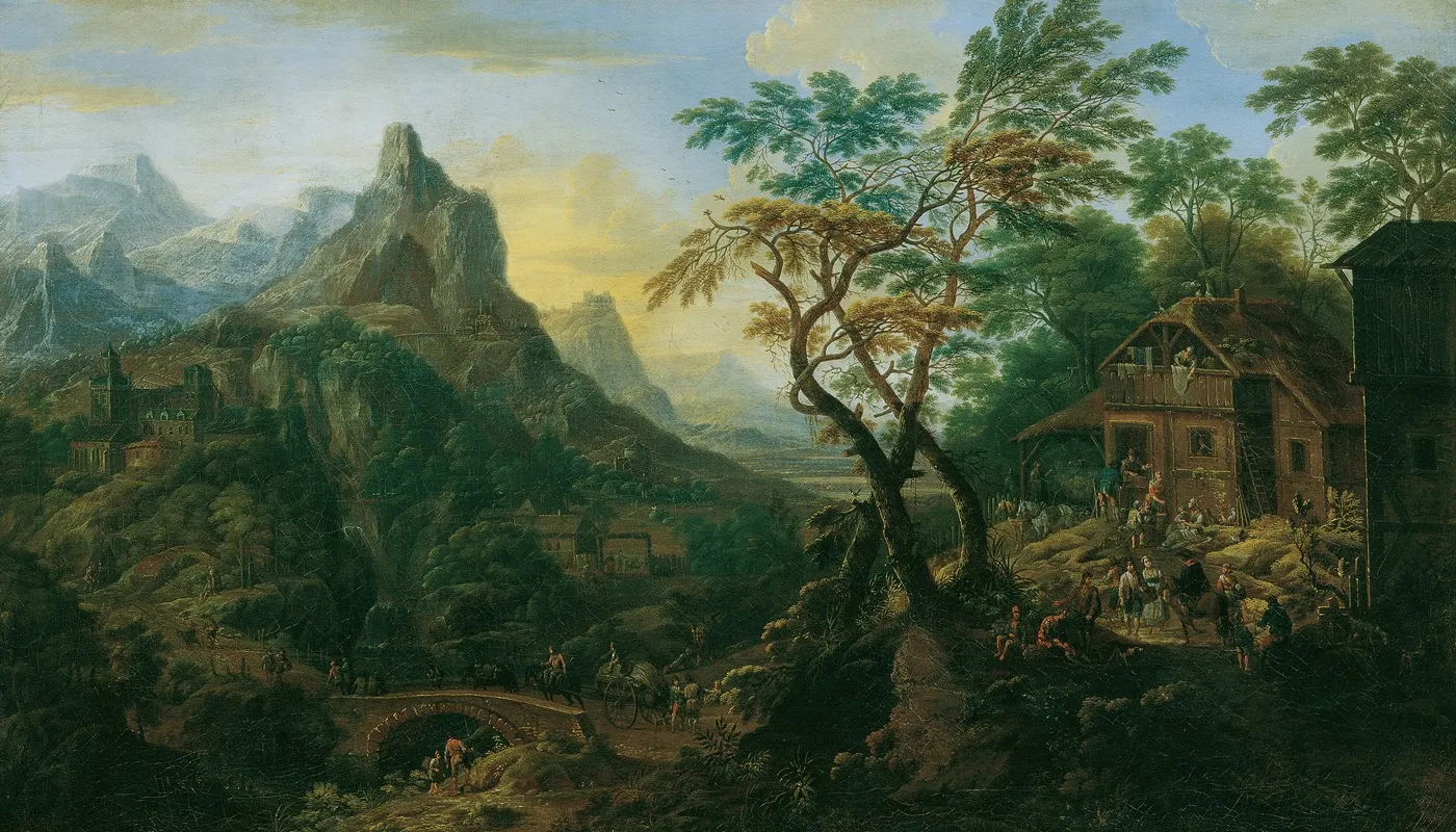 Gebirgslandschaft 2 Wall Art by Josef Orient - High-Resolution Digital Print