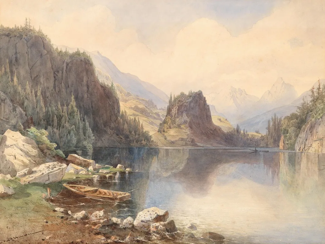 Gebirgssee 2 Wall Art by Anton Altmann - High-Resolution Digital Print