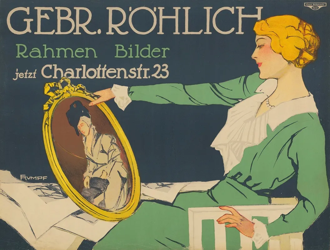 Gebruder Rohlich Rahmen Bilder Wall Art by Fritz Rumpf - High-Resolution Digital Print