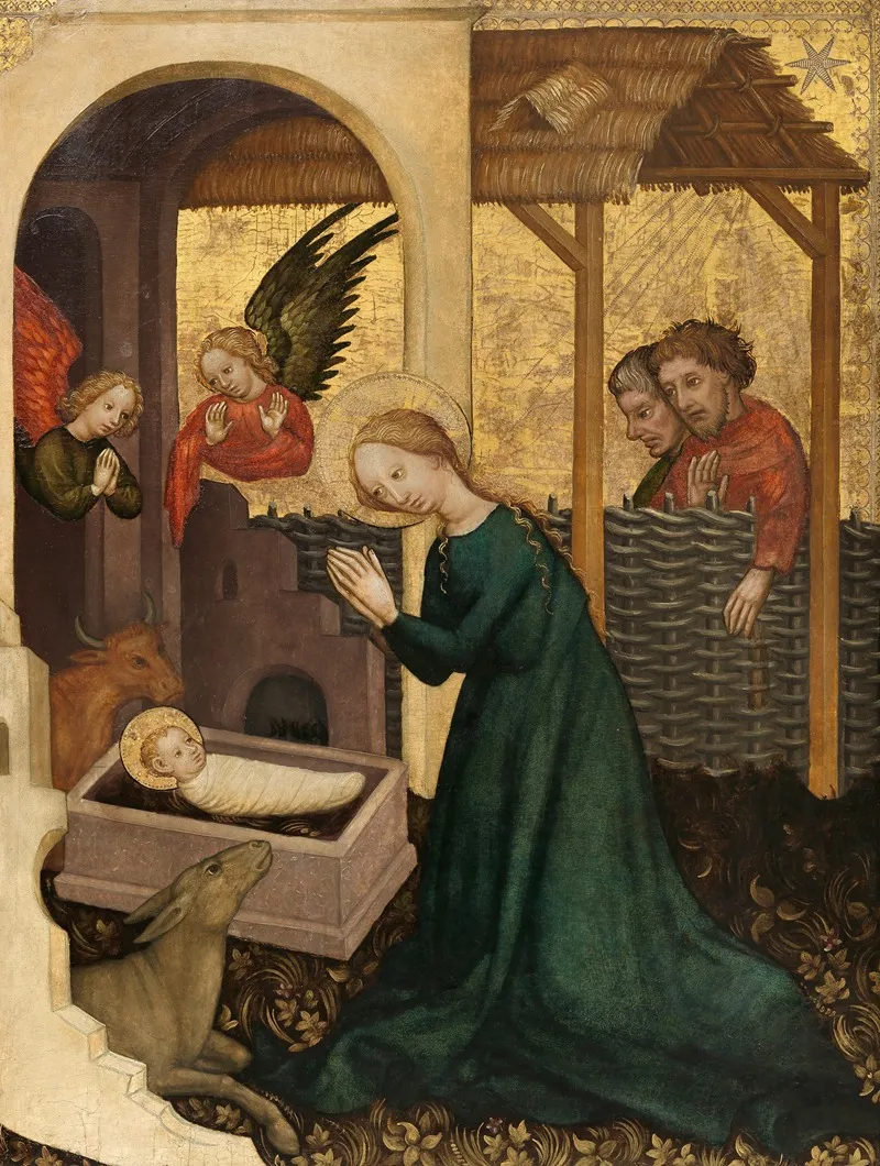 Geburt Christi Wall Art by Umkreis des Meisters des Andreasaltars - High-Resolution Digital Print