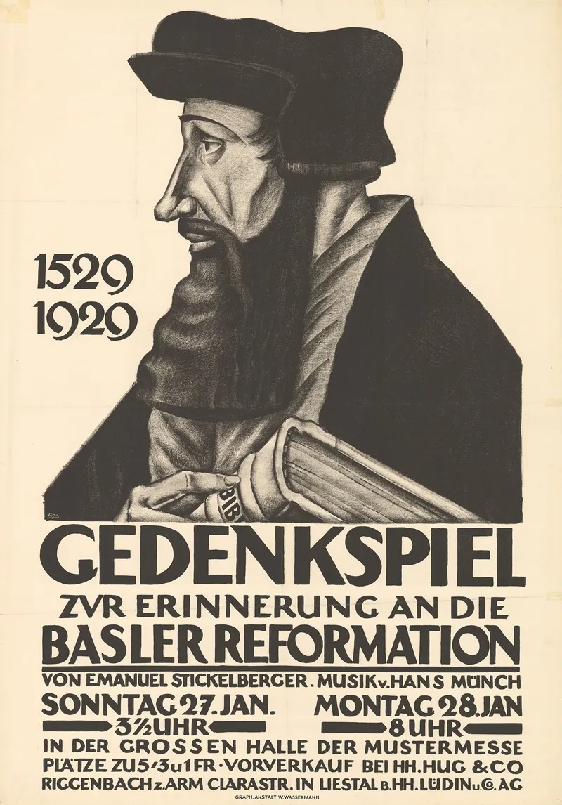 Gedenkspiel Zur Erinnerung An Die Basler Reformation