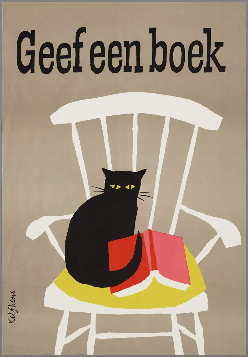 Geef Een Boek 3 Wall Art by Kees Kelfkens - High-Resolution Digital Print