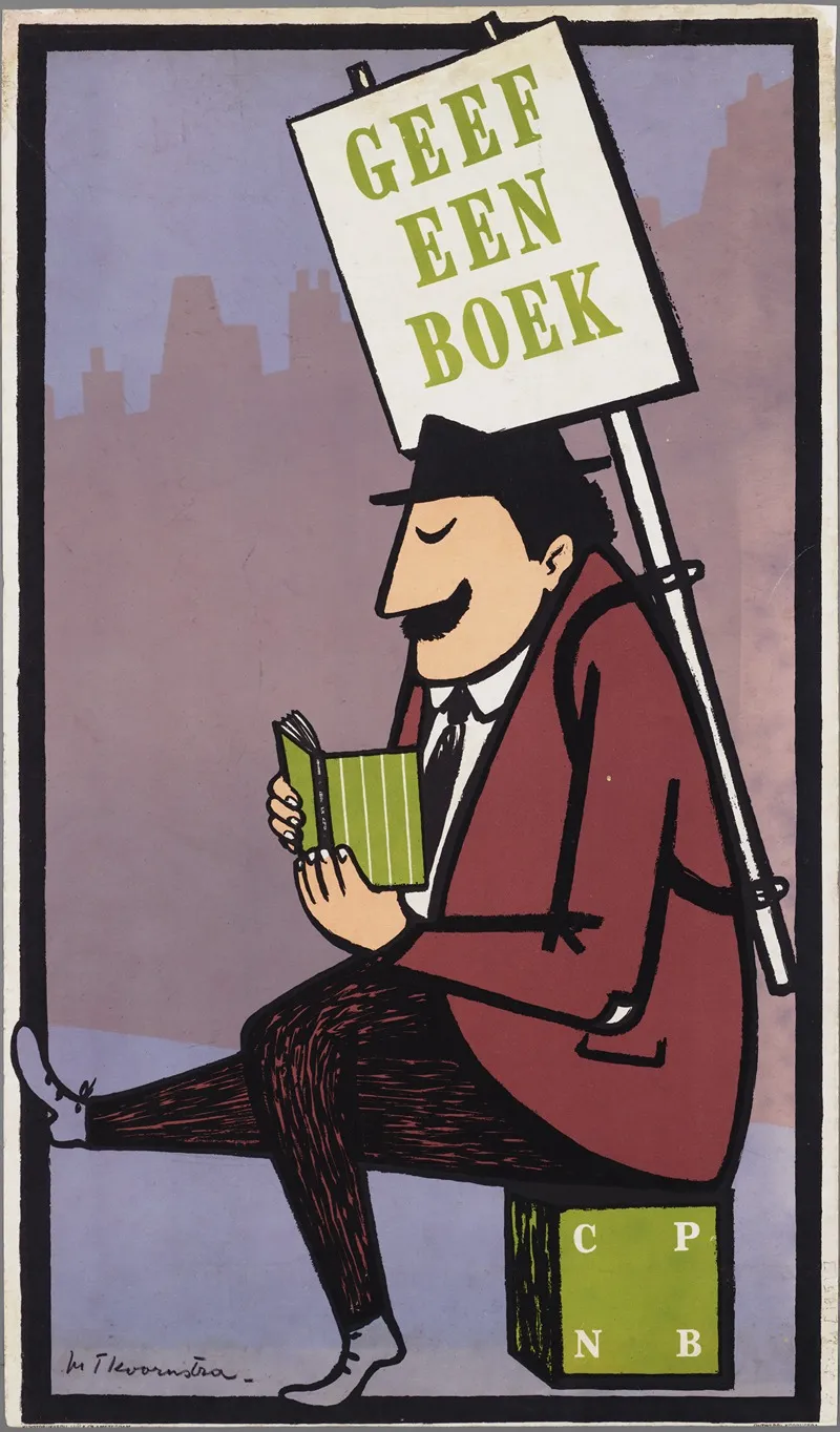 Geef Een Boek 4 Wall Art by Metten Teunis Koornstra - High-Resolution Digital Print