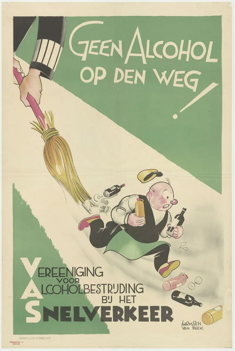 Geen Alcohol Op Den Weg Wall Art by Harmsen van Beek - High-Resolution Digital Print