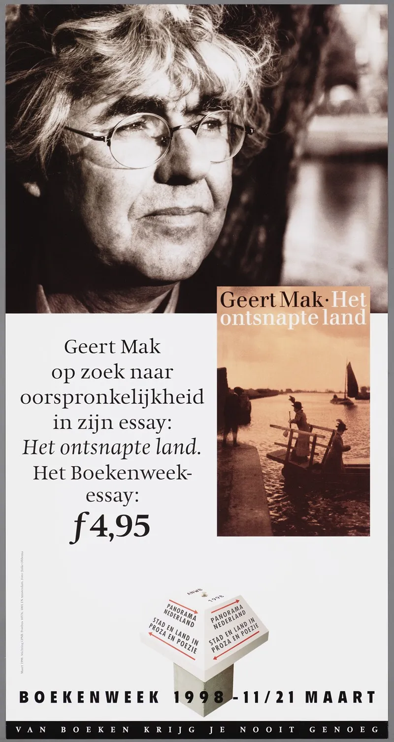 Geert Mak Op Zoek Naar Oorspronkelijkheid In Zijn Essay Het Ontsnapte Land Wall Art by CPNB - High-Resolution Digital Print