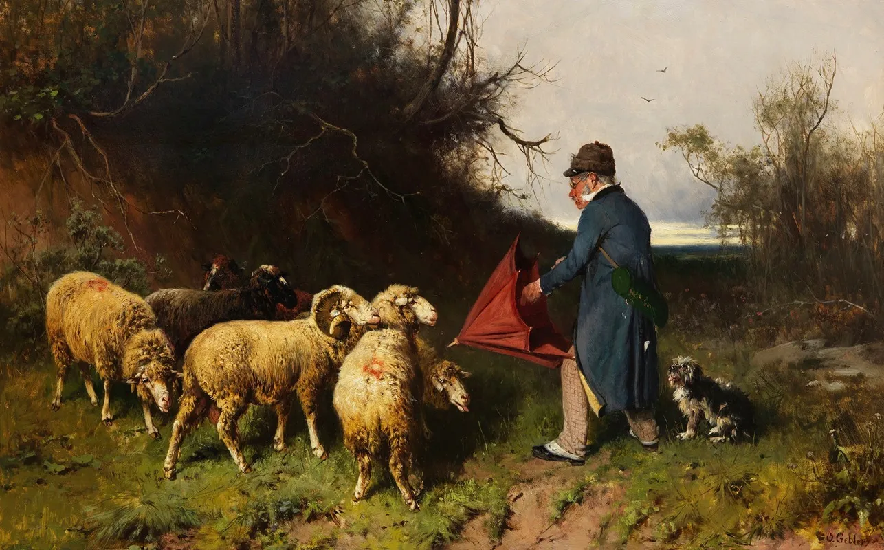 Gefahrliche Begegnung Wall Art by Otto Gebler - High-Resolution Digital Print
