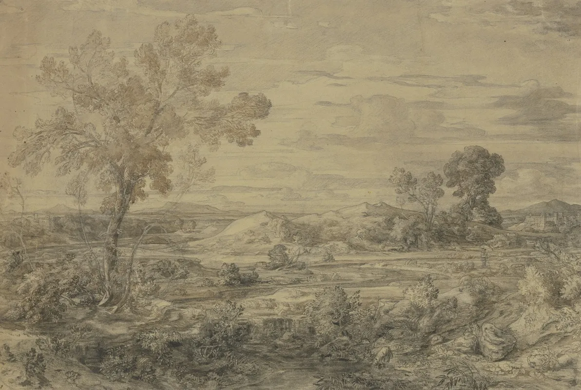 Gegend Bei Lunghezza Campagna Di Roma