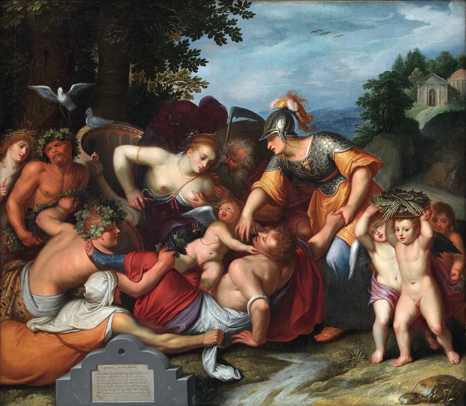 Gemeine Jeuchts Beeldt Allegory Of The Temptations Of Youth