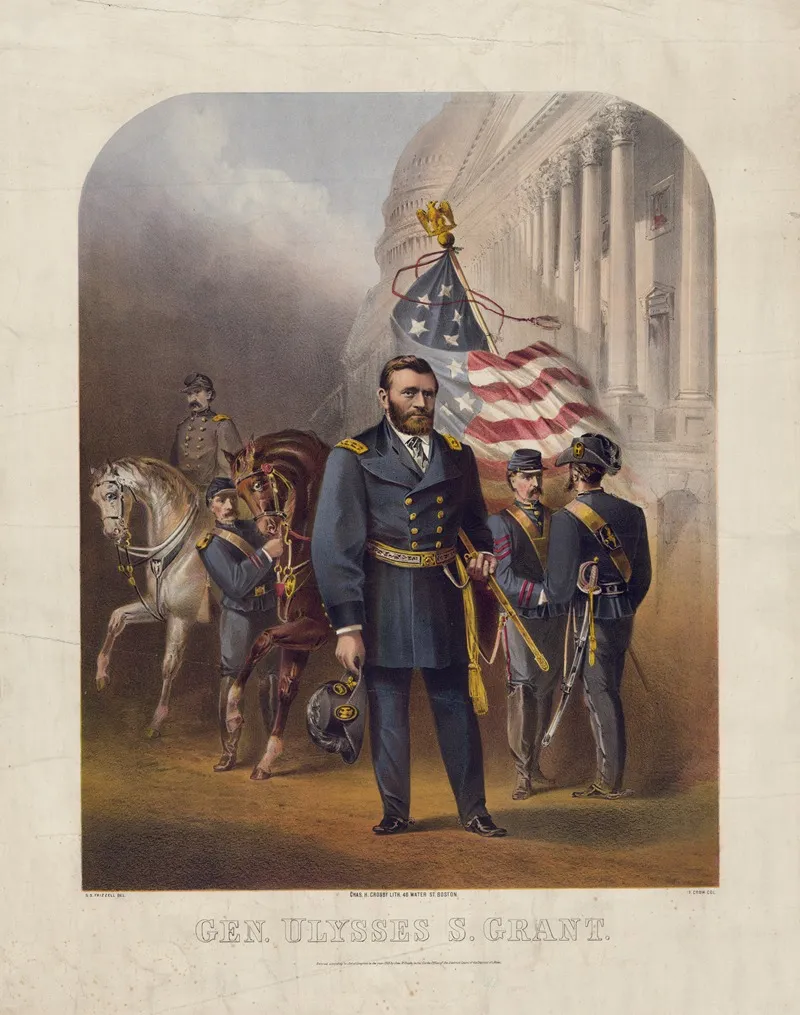 Gen Ulysses S Grant Wall Art by Samuel S. Frizzell - High-Resolution Digital Print