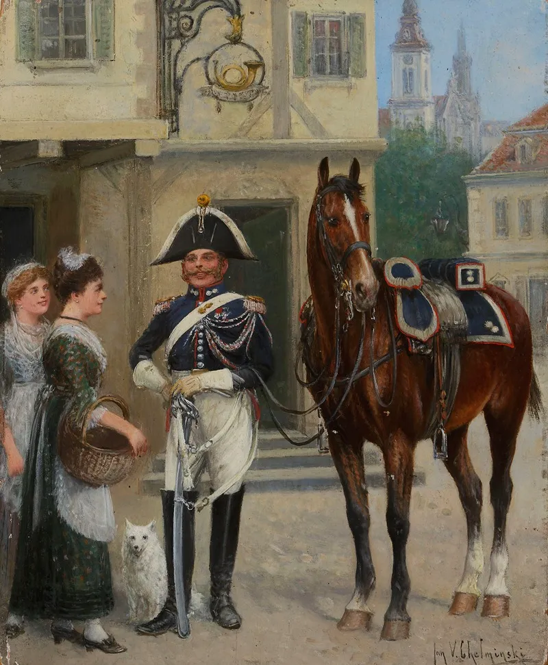 Gendarme 3 Wall Art by Jan Chełmiński - High-Resolution Digital Print