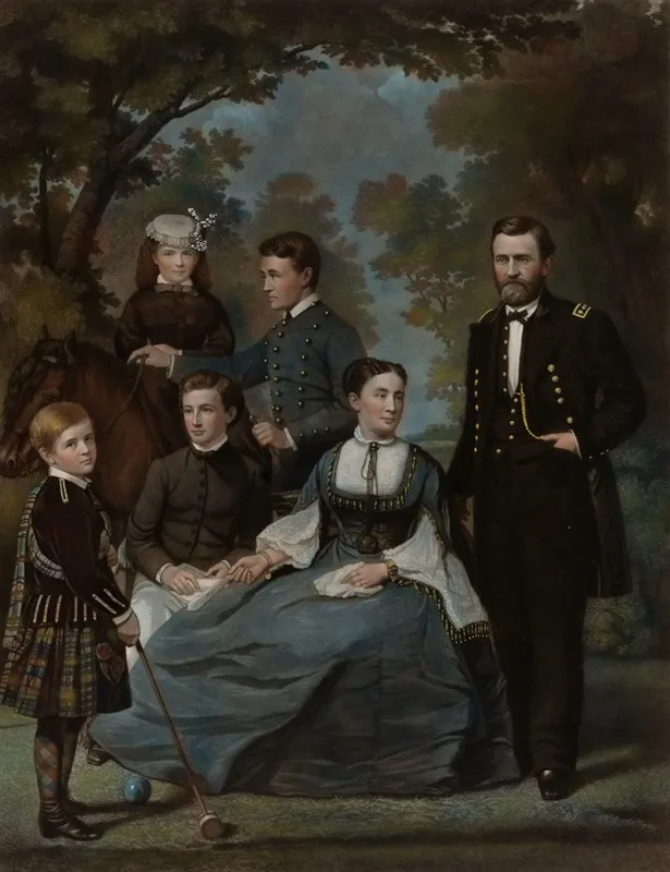 General Grant And His Family