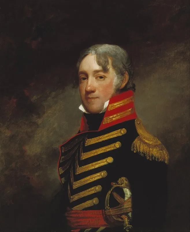 General John R Fenwick Wall Art by Gilbert Stuart - High-Resolution Digital Print