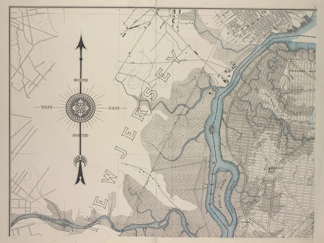 General Map Of The Borough Of Richmond Staten Island In The City Of New York Wall Art by Topographical Bureau - High-Resolution Digital Print