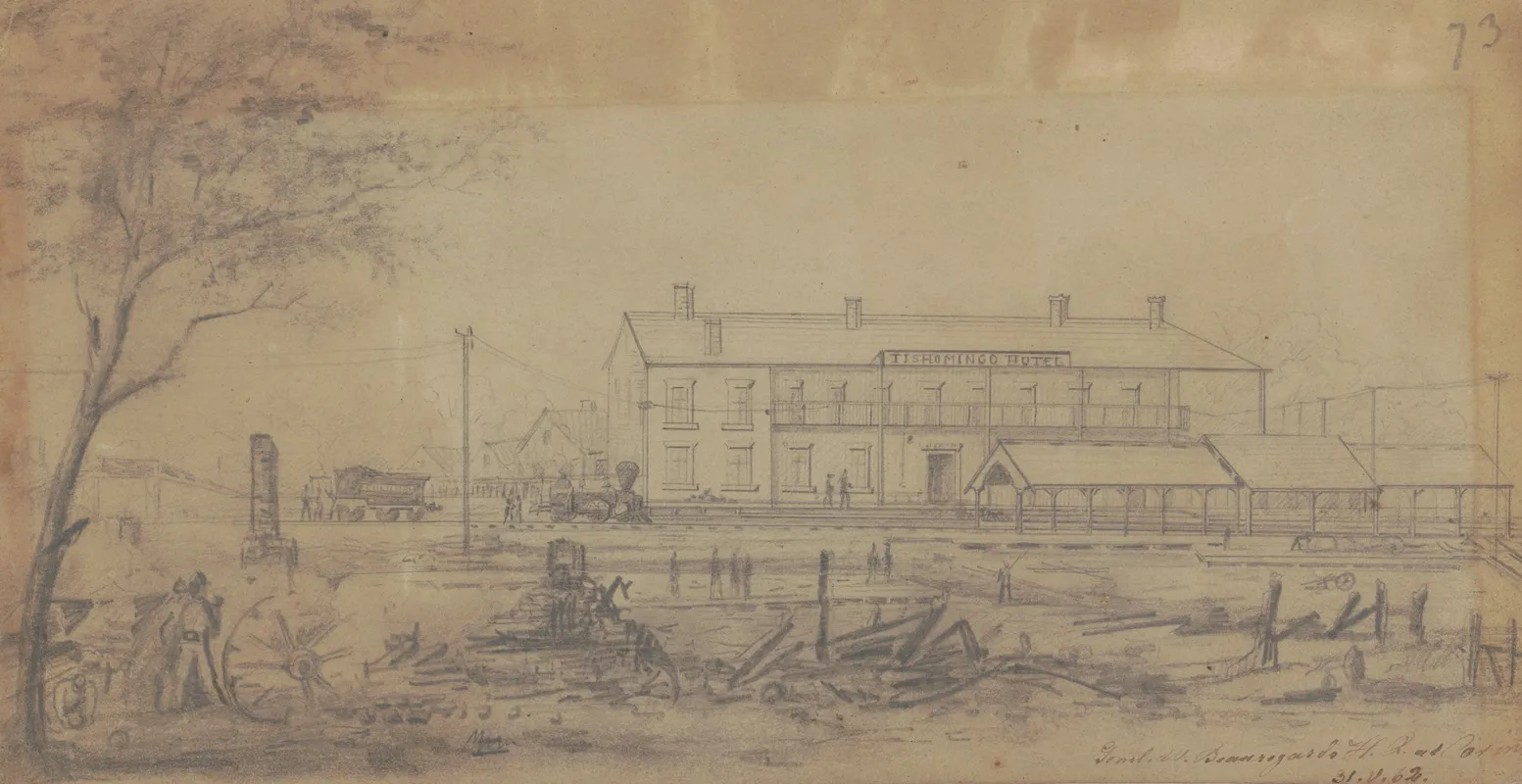 General Pierre Gustave Toutant Beauregards Headquarters Corinth Mississippi May 31 1862