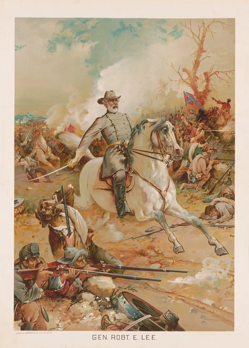General Robert E Lee 2 Wall Art by Shober &amp; Carqueville - High-Resolution Digital Print