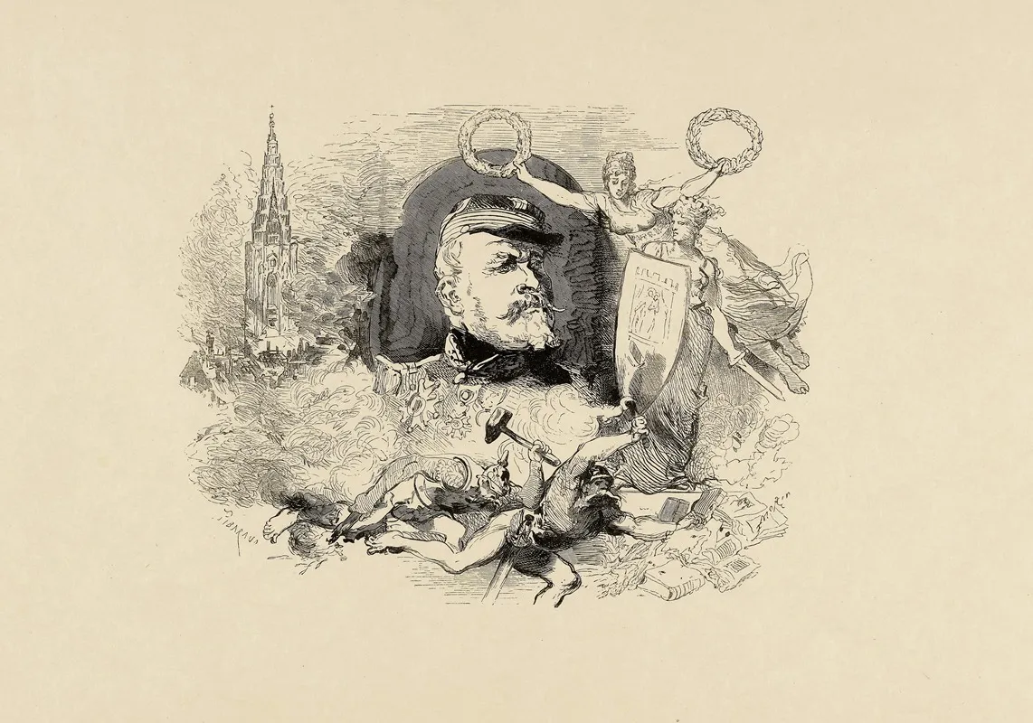 General Ulrich Wall Art by Edmond Morin - High-Resolution Digital Print