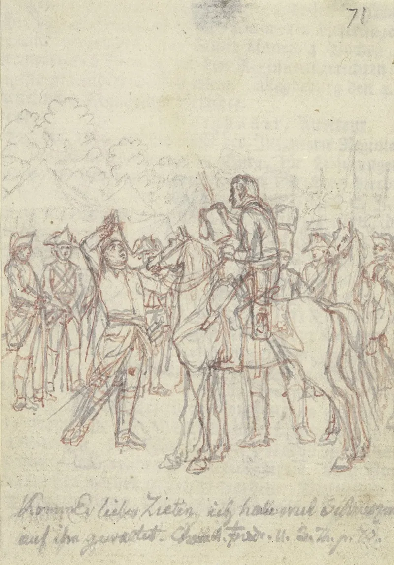 General Ziethen On Horseback