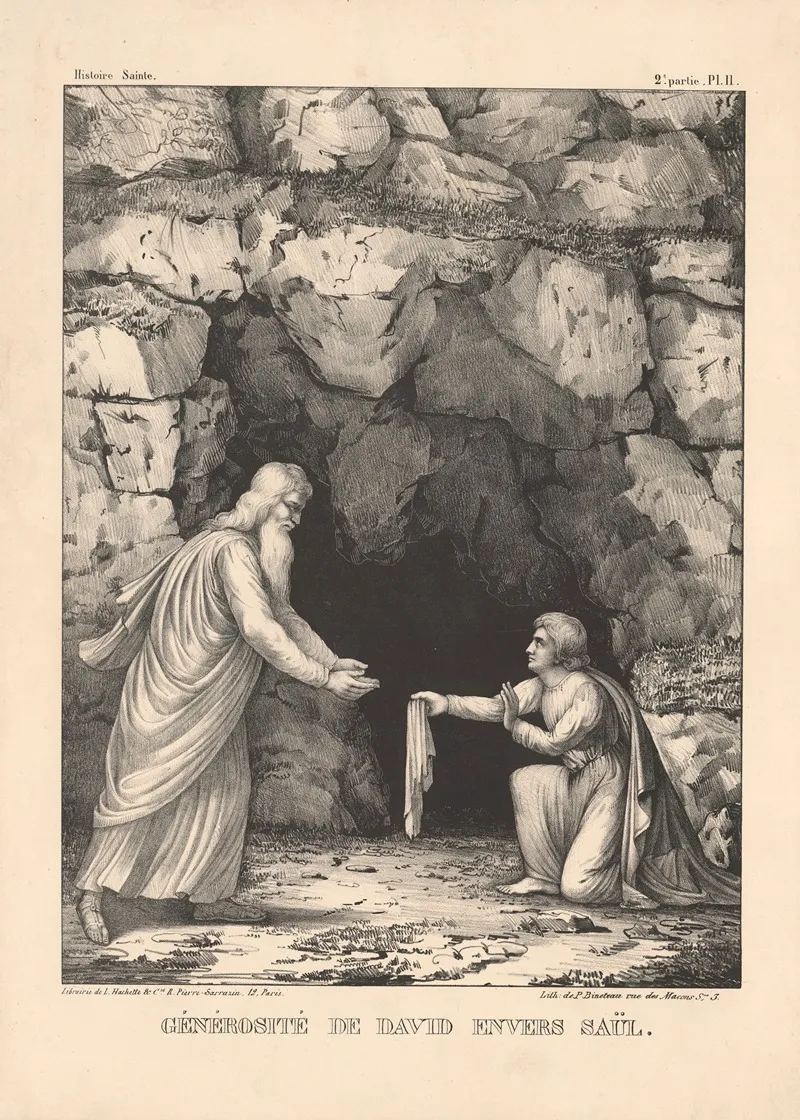 Generosite De David Envers Saul Wall Art by P. Bineteau - High-Resolution Digital Print