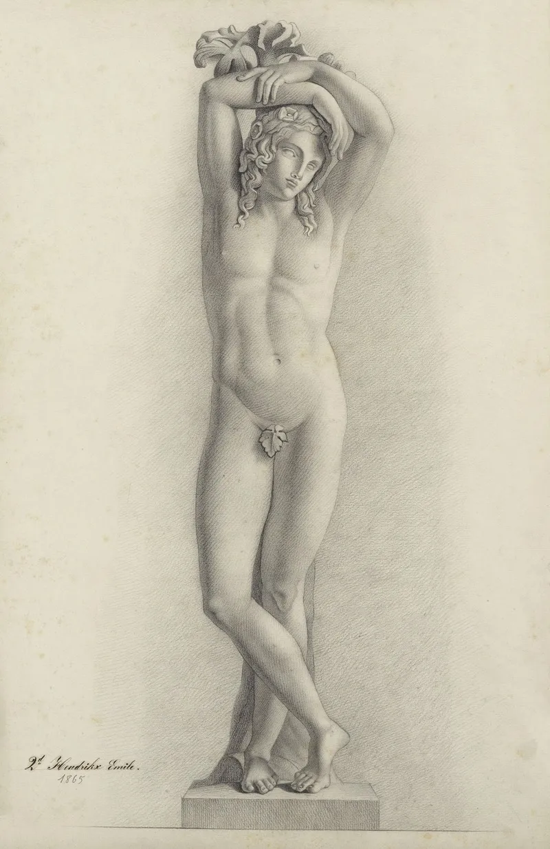 Genie Funebre Wall Art by Emile Hendrikx  - High-Resolution Digital Print