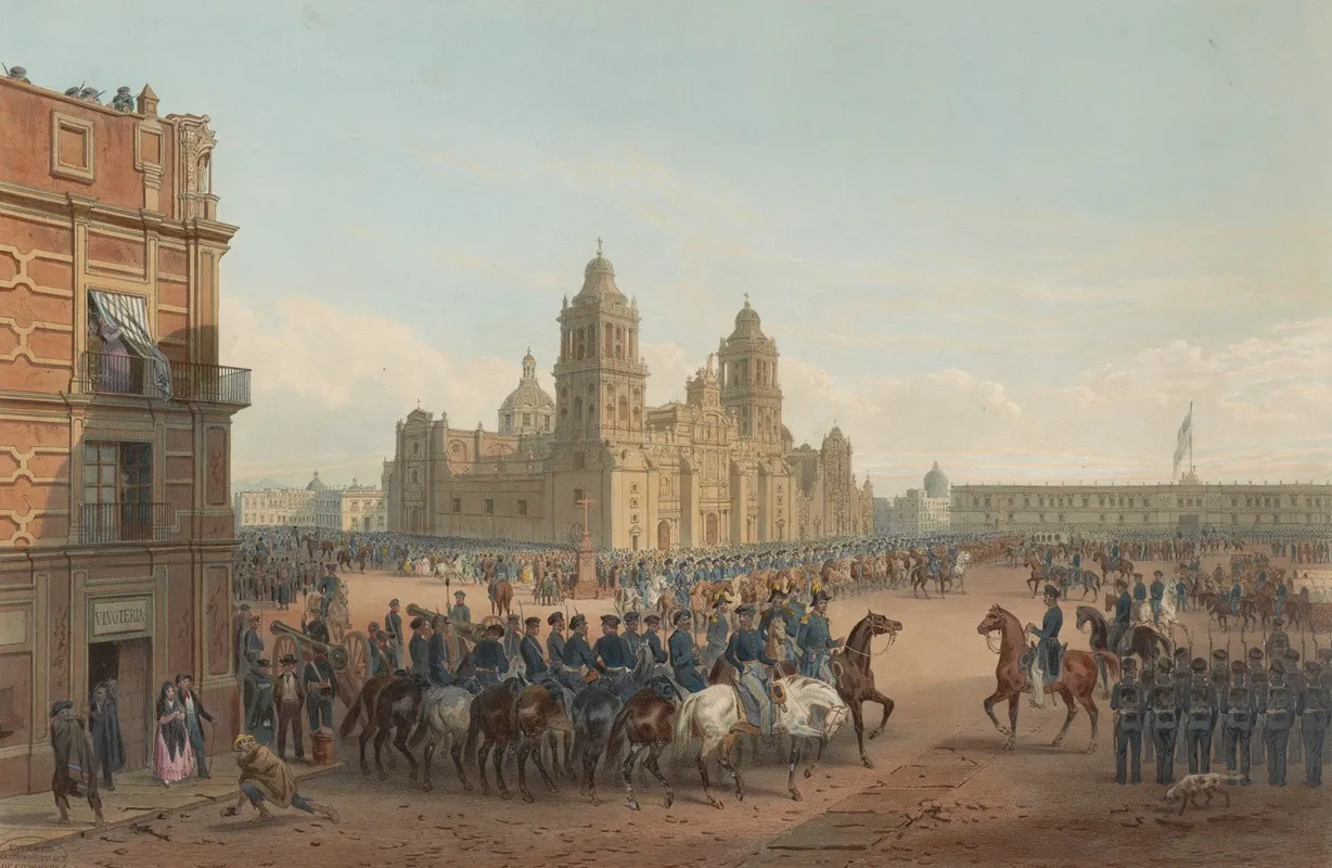 Genl Scotts Entrance Into Mexico Plate 45