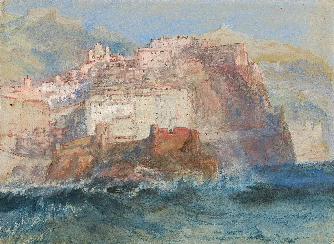Genoa From The Sea Looking Up To The Church Of Santa Maria Assunta In Carignano Wall Art by Joseph Mallord William Turner - High-Resolution Digital Print
