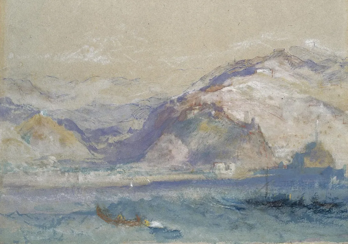 Genoa From The Sea Wall Art by Joseph Mallord William Turner - High-Resolution Digital Print