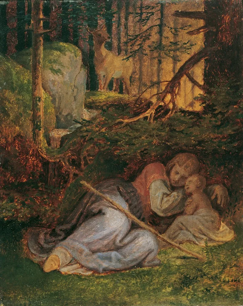 Genovevas Rest In The Forest