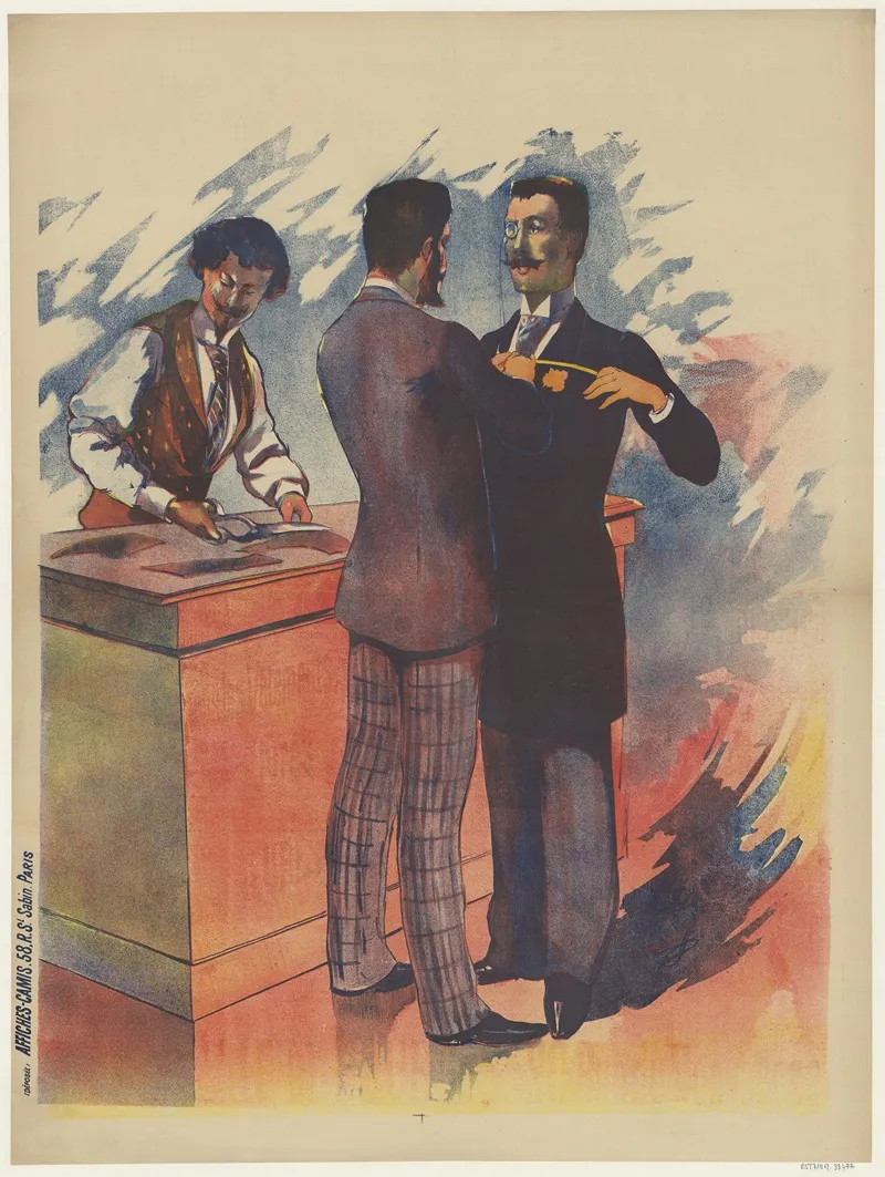 Genre Cremieux Mode Hommes Wall Art by Imp. Camis - High-Resolution Digital Print
