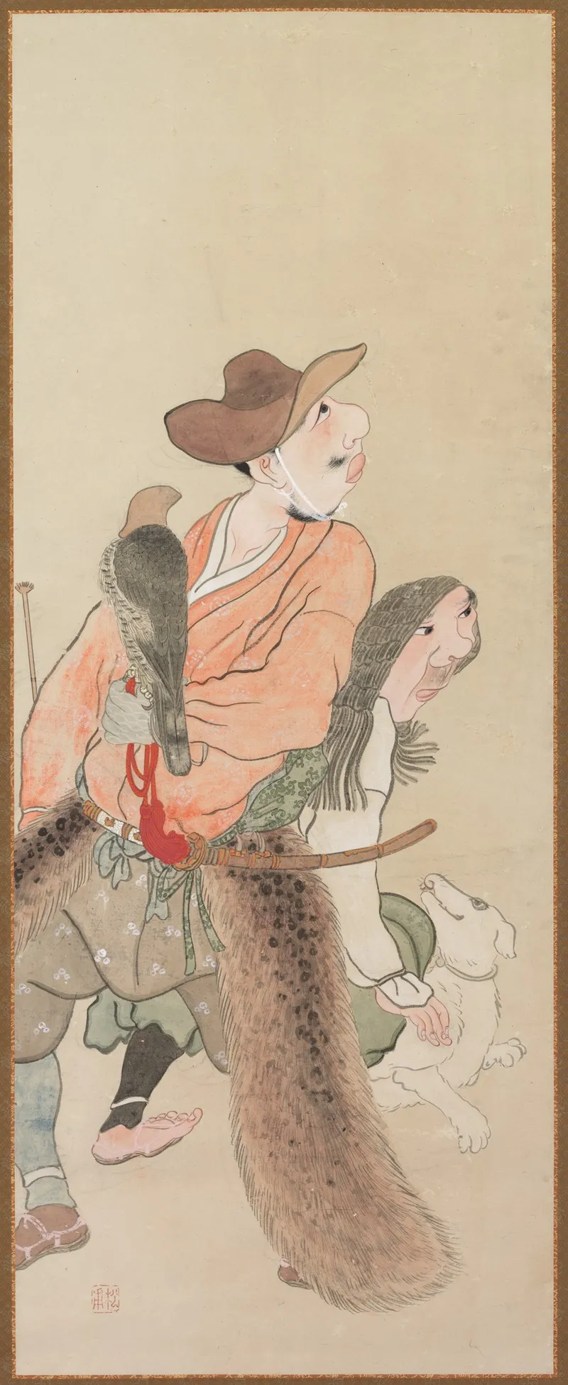 Genre Figures 3 Wall Art by Takebe Sōchō - High-Resolution Digital Print