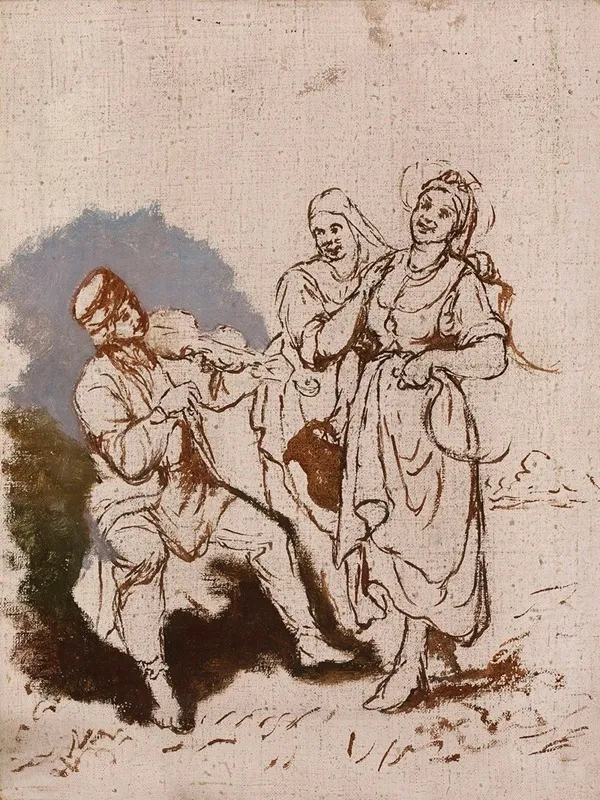 Genre Scene Sketch