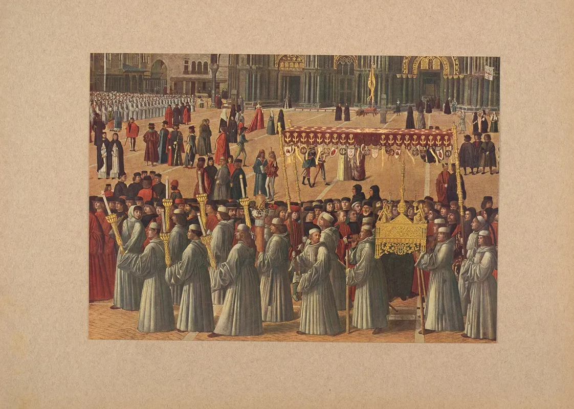 Gentile‎ ‎bellini‎ ‎processione‎ ‎di‎ ‎s ‎ ‎marco