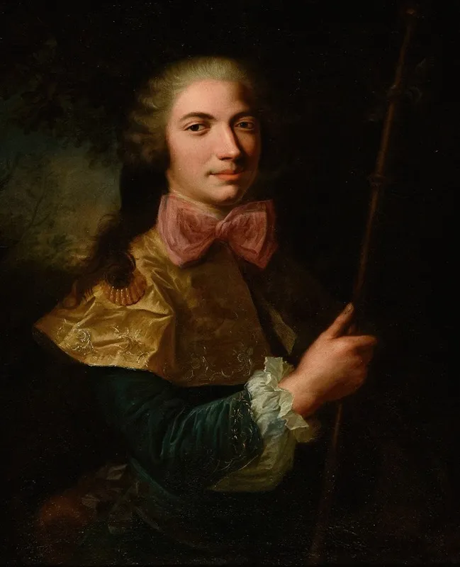 Gentilhomme En Costume De Penitent De Saint Jacques Wall Art by Marianne Loir - High-Resolution Digital Print