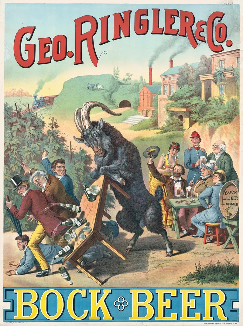 Geo Ringler Co Bock Beer Wall Art by Henry Jerome Schile - High-Resolution Digital Print