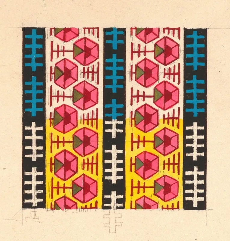 Geometric Design For Printed Textile I