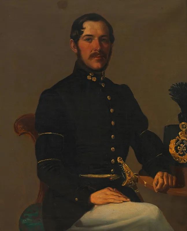 Georg Ritter Von Hofmann Berghauptmann Der K K Berg Hauptmannschaft Fur Osterreich Wall Art by Franz Eybl - High-Resolution Digital Print
