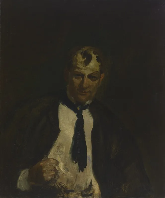 George Benjamin Luks Wall Art by William James Glackens - High-Resolution Digital Print
