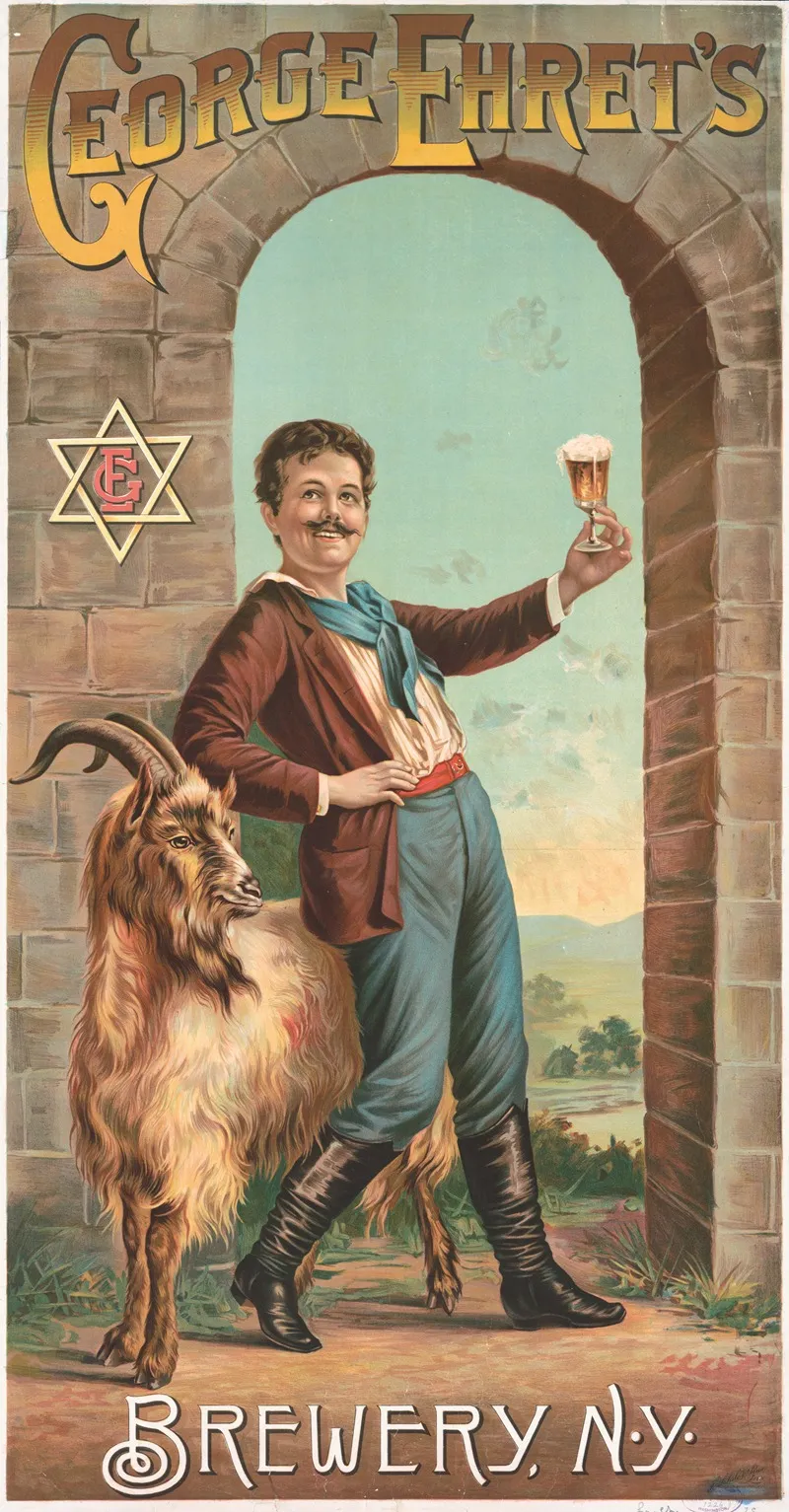 George Ehrets Brewery N Y Wall Art by Henry Jerome Schile - High-Resolution Digital Print