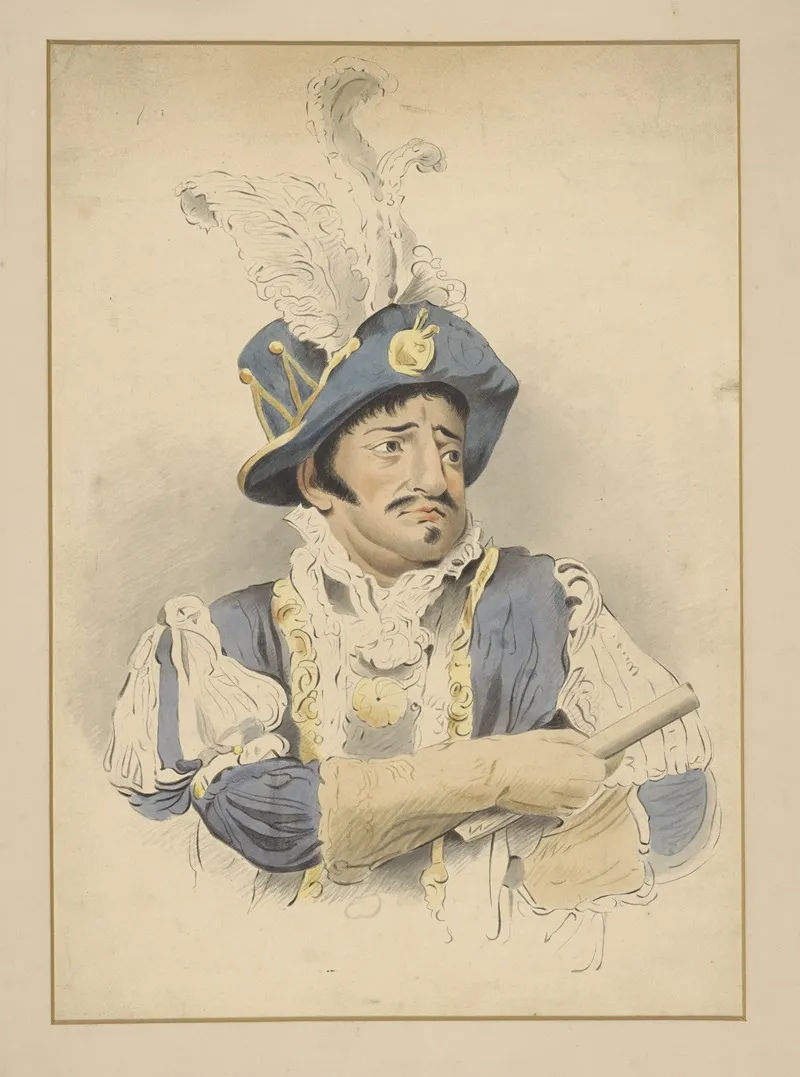 George Frederick Cooke As Richard Iii In Shakespeares King Richard Iii Wall Art by George Bullock - High-Resolution Digital Print