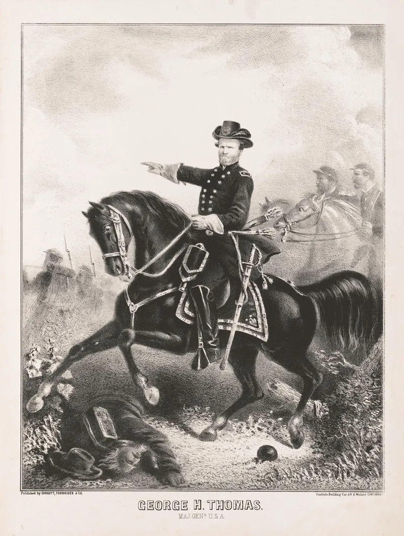George Henry Thomas Wall Art by Ehrgott, Forbriger &amp; Company - High-Resolution Digital Print