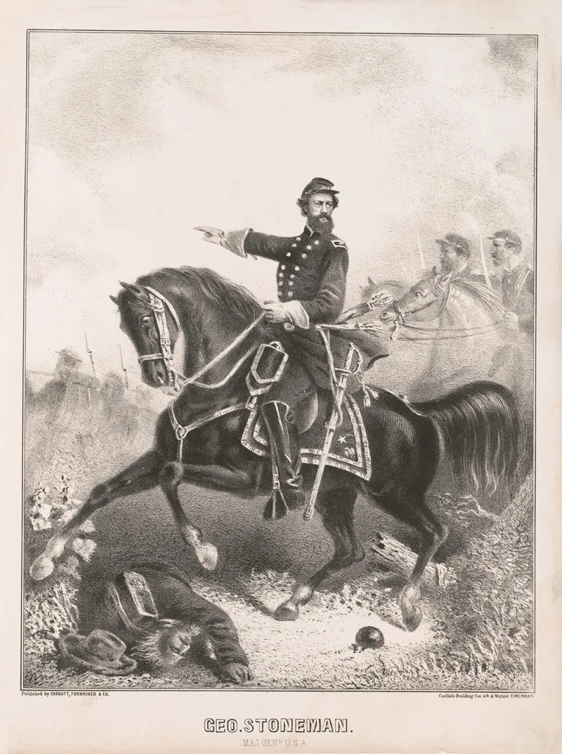 George Stoneman Wall Art by Ehrgott, Forbriger &amp; Company - High-Resolution Digital Print