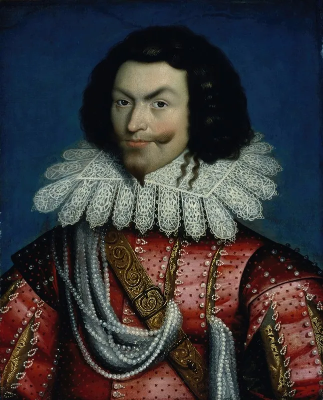 George Villiers 1st Duke Of Buckingham Wall Art by Paul van Somer - High-Resolution Digital Print