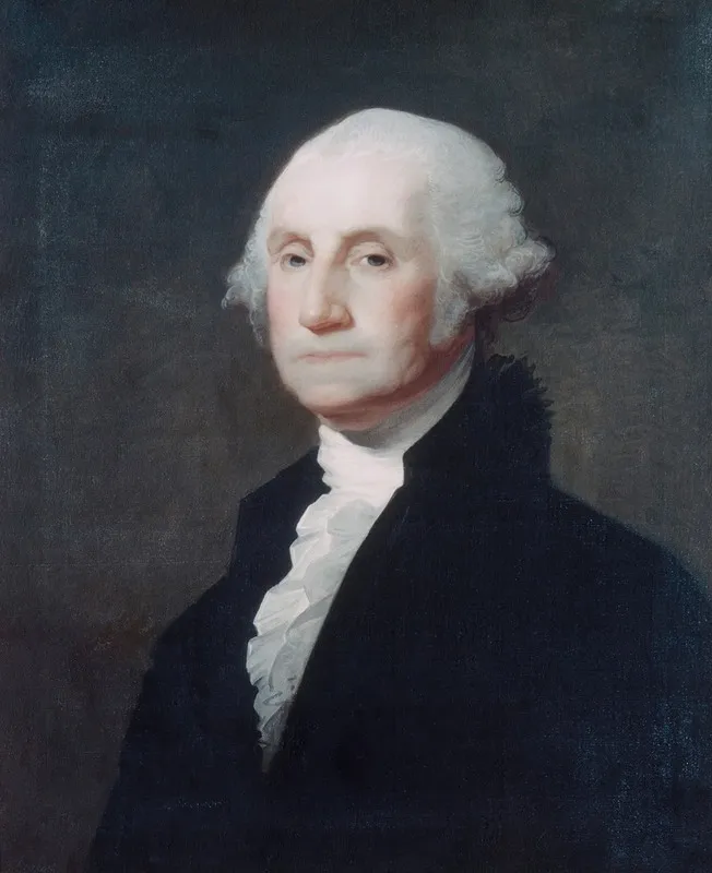 George Washington 13 Wall Art by Gilbert Stuart - High-Resolution Digital Print